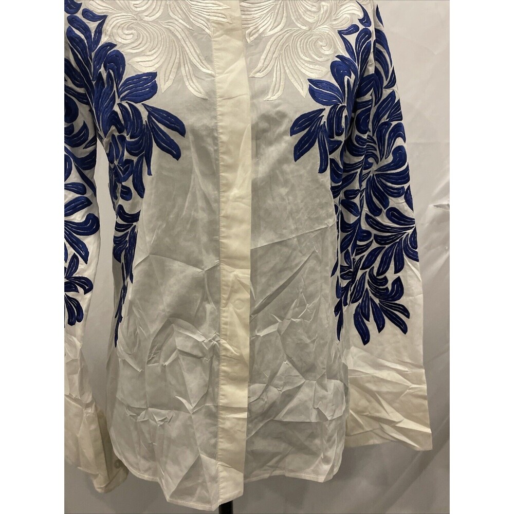 Stella McCartney Embroidered Blouse RTW 2012 Sz IT 40 Country Chic - Picture 3 of 15